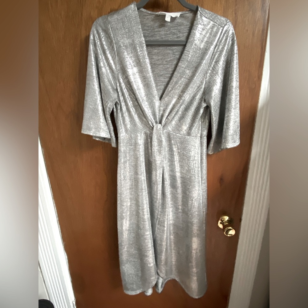 Silver Superfoxx midi dress
